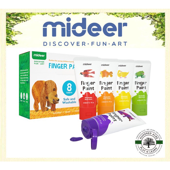 

MIDEER FINGER PAINT 8 COLORS (WORLD OF ERIC CARLE)