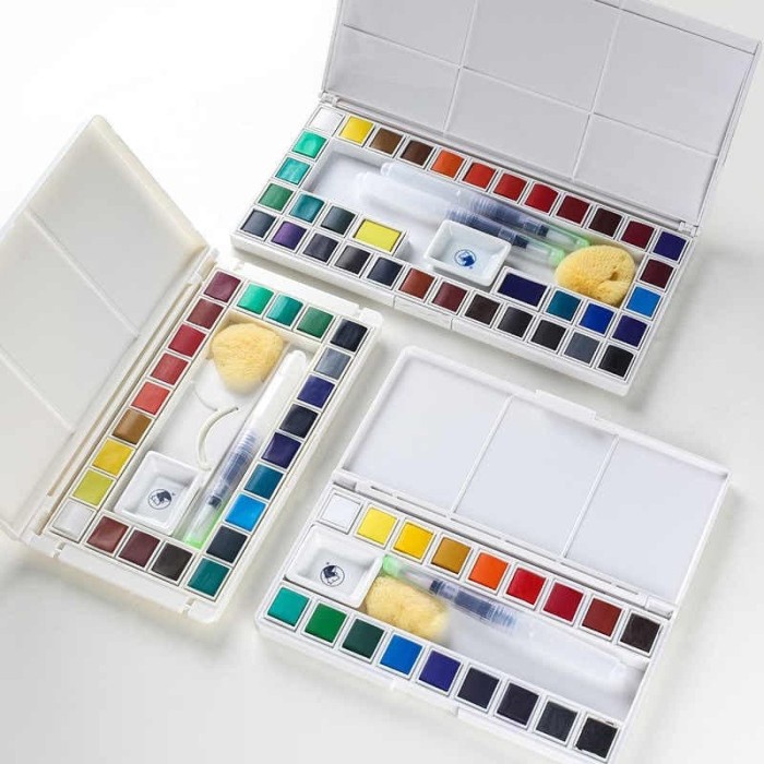

MARIES SOLID WATER COLOUR POCKET 36 COLOR