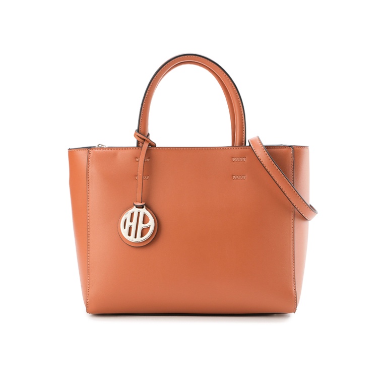 Tas Hand Bag Hush Puppies Original Wanita Jinjing Kompartemen utama dengan resleting Pesta 100% Ori 