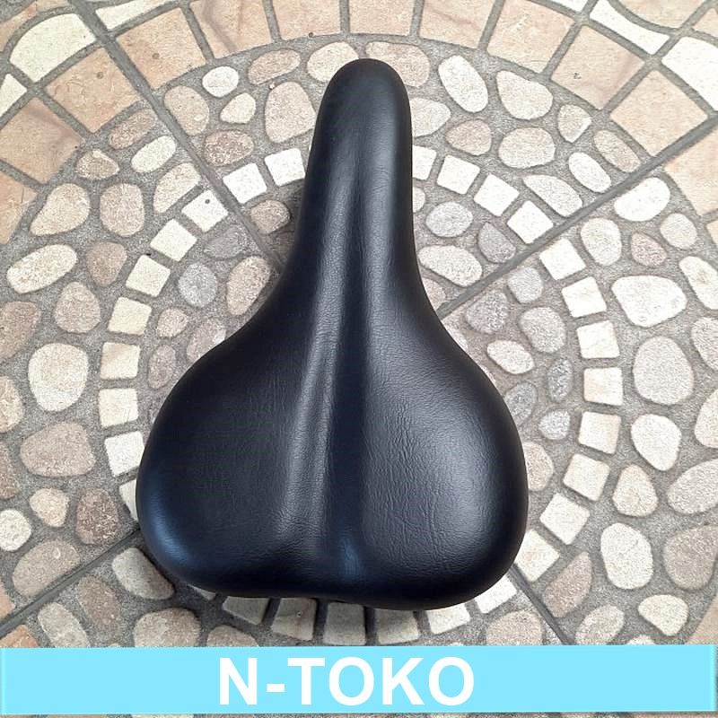 SADEL SEPEDA MTB EXOTIC MODEL PER HITAM Sepeda Sparepart Termurah