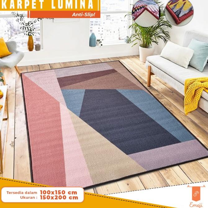 Karpet Lantai Permadani 150X200 Cm Elis Karpet Ruang Tamu Minimalis Lapakgalihsamudra