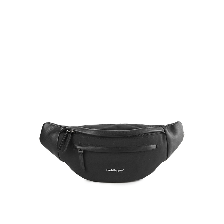 Tas Pinggang Hush Puppies Original Pria WaistBag Kompartemen utama dengan resleting Formal Branded K