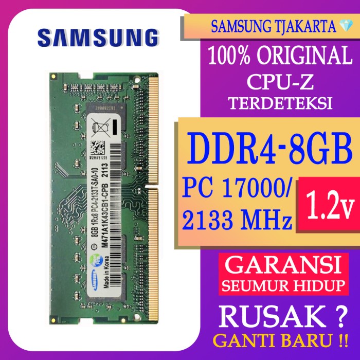 Ram Laptop Samsung Ddr4 8Gb 2133 Mhz 17000 Ori Gaming Ram Nb Ddr4 8Gb Bestseller Ram