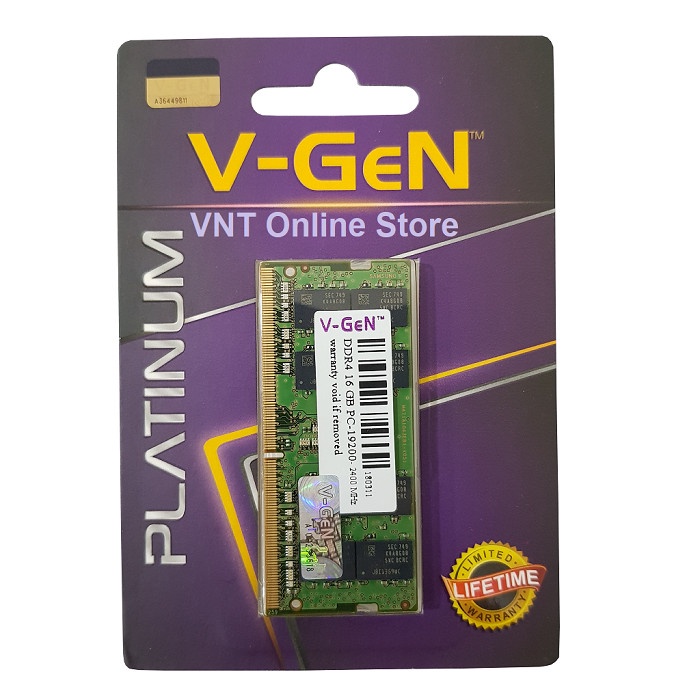 Sodimm Ddr4 16Gb Pc 19200 / 2400Mhz Ram 16 Gb 2400 Mhz Platinum V-Gen Bestseller Ram