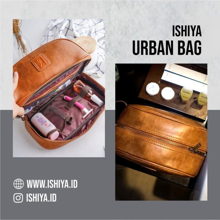 Tas perlengkapan mandi gymTravel PouchTas tangan pria-URBAN BAG