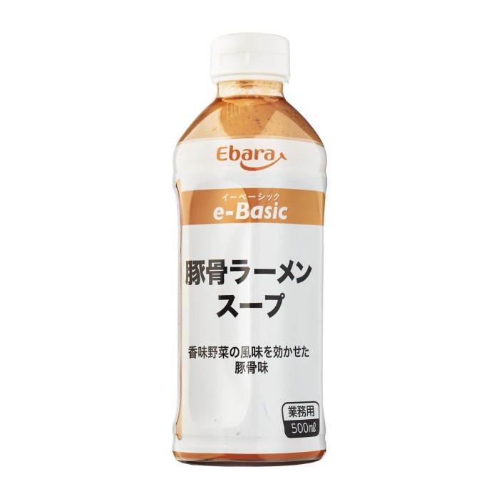 

Ebara E-Basic Tonkotsu Pork Ramen Soup 500Ml - Non Halal Bestseller Mie Impor