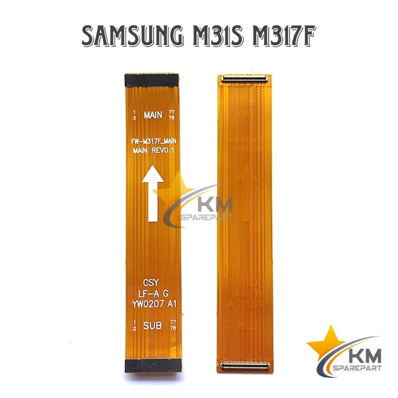 Flexible Mainboard Samsung M31S Flexi Ui Board Penghubung Mesin