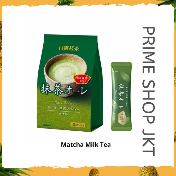 

Nitto Kocha Matcha Milk Tea Powder 100% Hokkaido Milk isi 10 Sticks