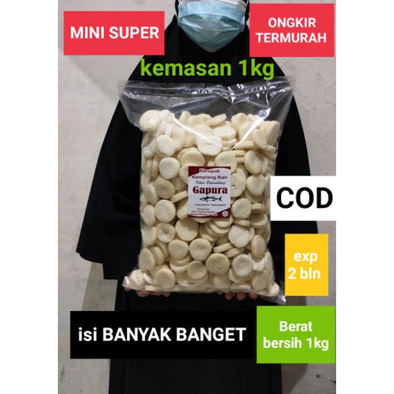 

Kerupuk Kemplang Ni ( Koin ) !! Ikan Tenggiri Kemasan 1Kg . Kualitas No1