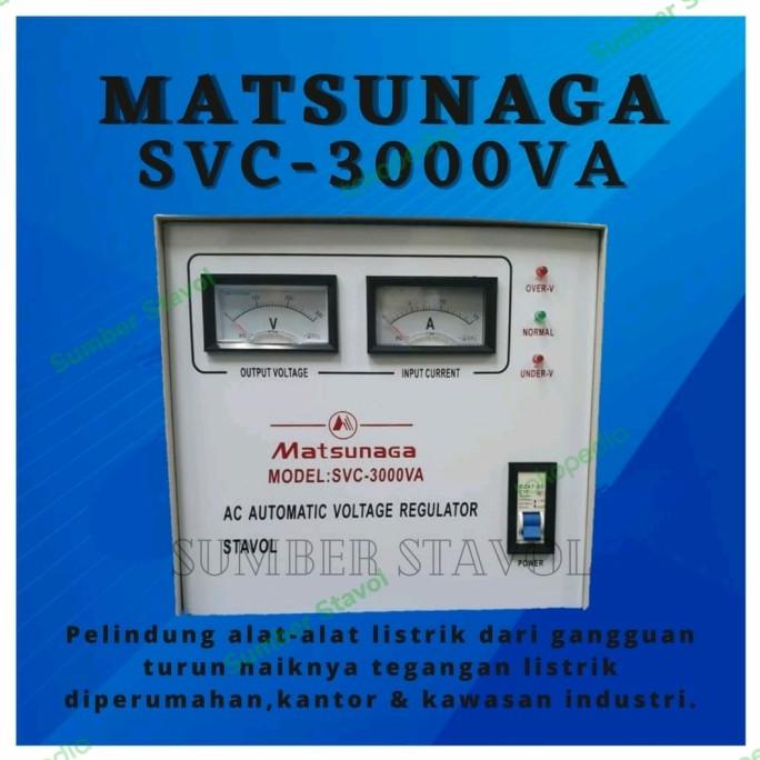 Stabilizer Listrik Matsunaga 3000Va - 3000 Watt