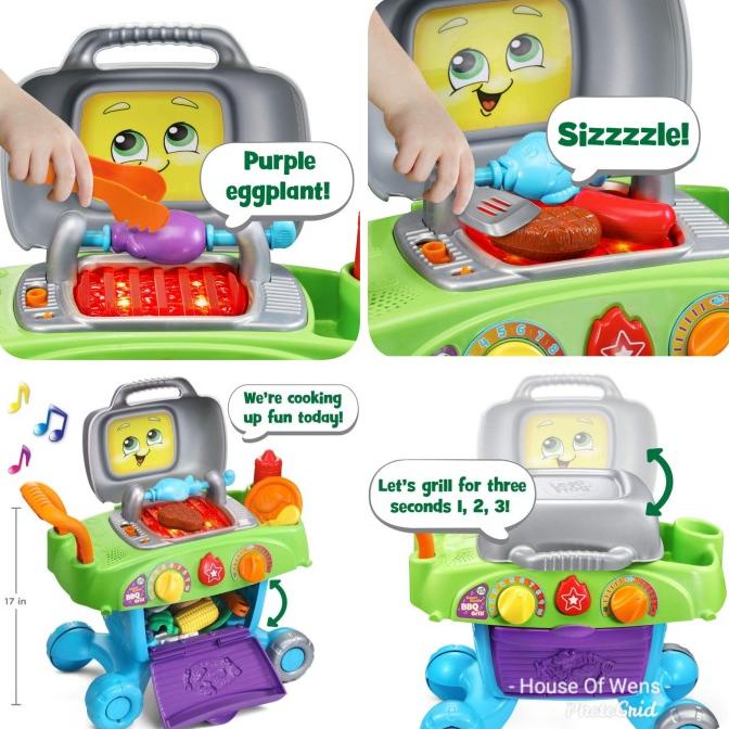TER-UPDATE LEAPFROG SMART SIZZLIN BBQ GRILL - MAINAN ANAK ORIGINAL #ORIGINAL