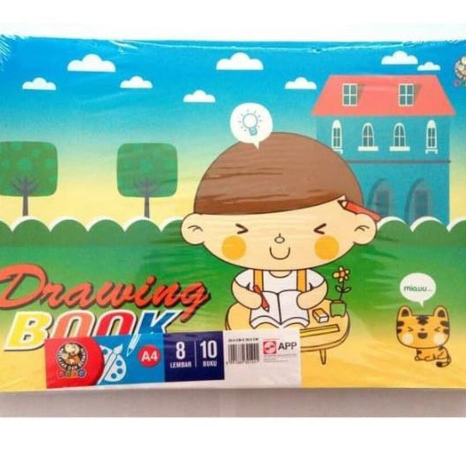 

(㊛1BA-☞] BUKU GAMBAR A4 DODO [PACK -10 BUKU] / DRAWING BOOK MOTIF FANCY / trending.!