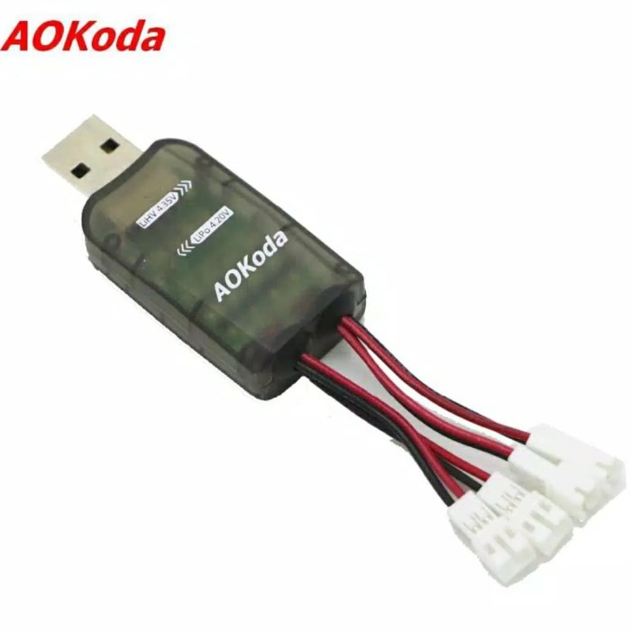 DISKON SPESIAL AOKODA CX405 MICRO USB CHARGER LIPO 1S TERLARIS