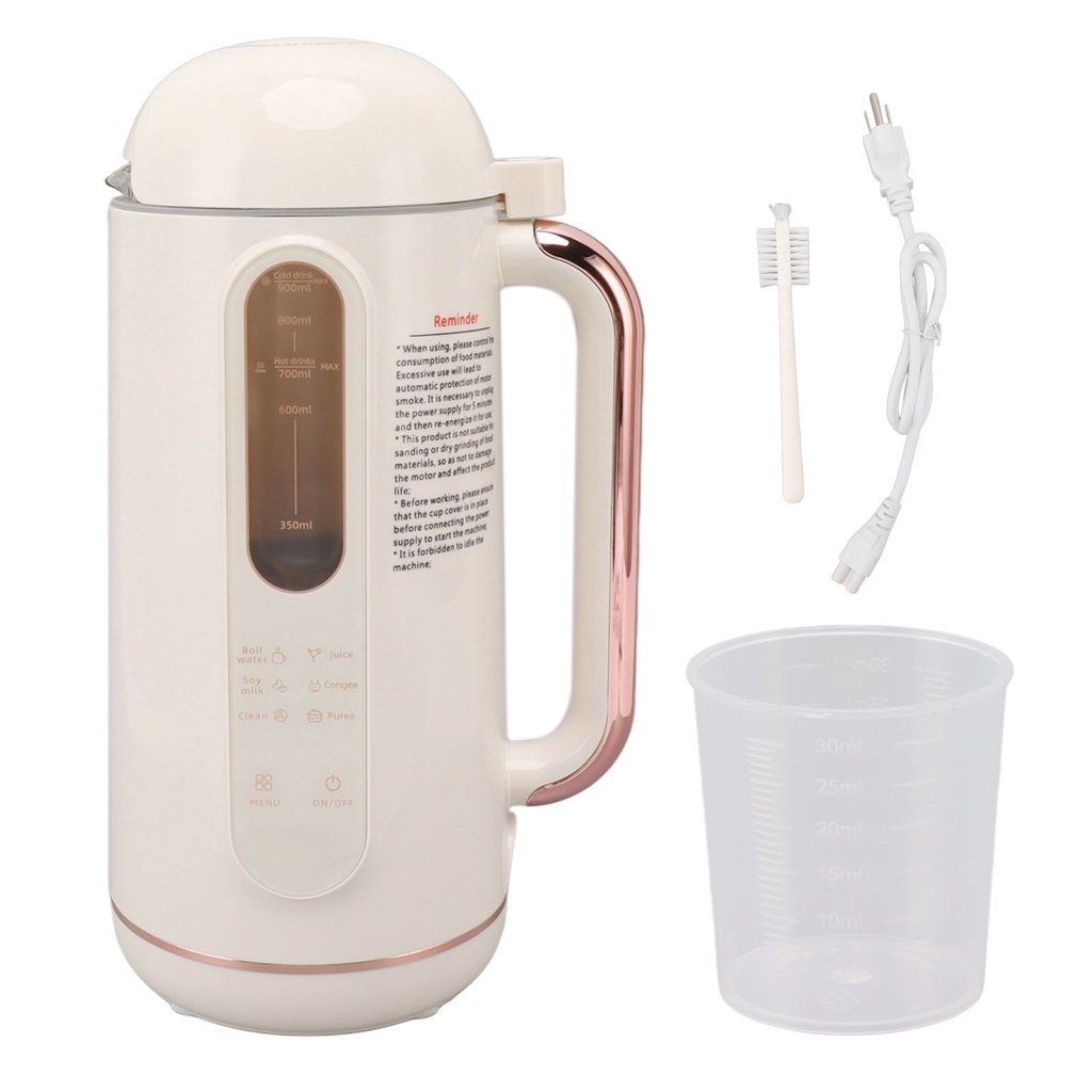 ❤Soy Milk Maker Noise Reduction Automatic Soy Milk Maker Machine para casa