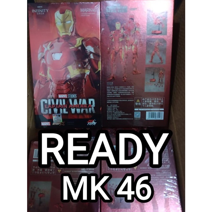 ZD TOYS Marvel IRON MAN MK 46 Ironman Mark 46 Avengers Civil War