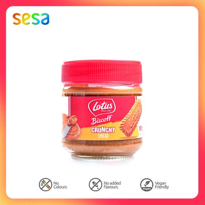 

Lotus Biscoff Crunchy Spread 190 g (Selai Karamel)