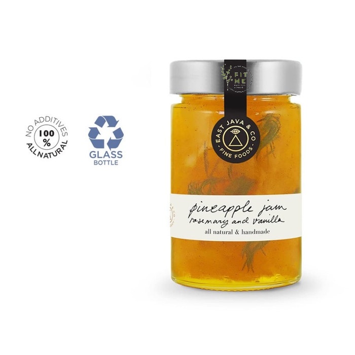 

EAST JAVA & CO PINEAPPLE JAM WITH ROSEMARY AND VANILLA 250GR