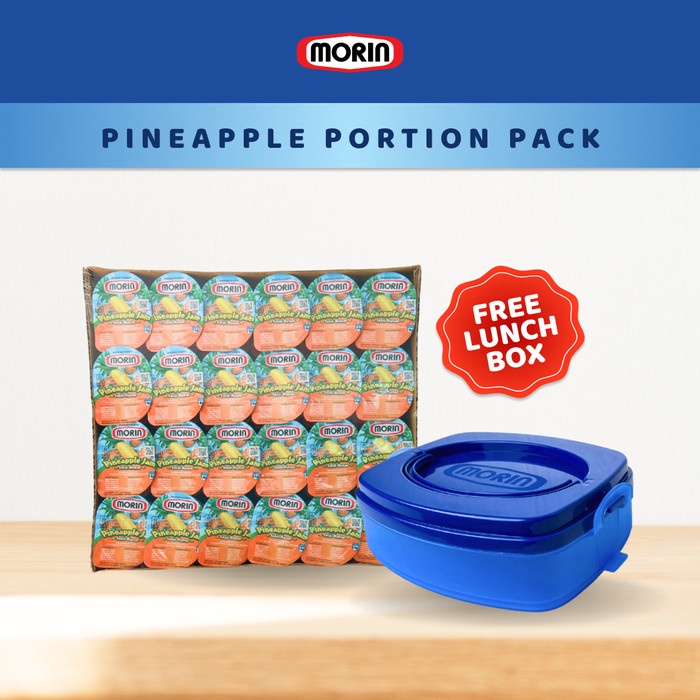 

Morin Pineapple Jam Portion Pack 14 gr (free Lunch Box Morin Biru)