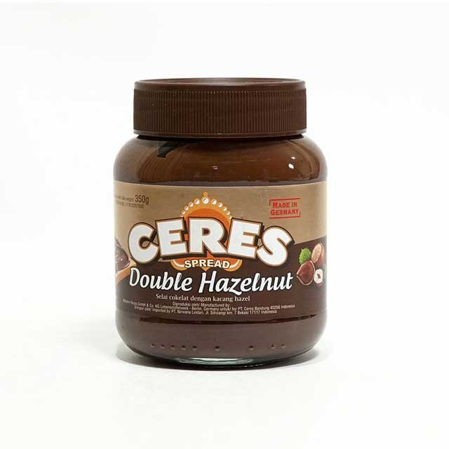 

CERES CHOCO SPREAD DOUBLE HAZELNUT 350G