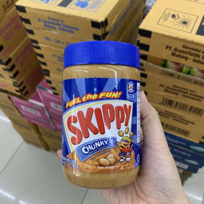 

skippy jam peanut butter chunky 500gr selai kacang