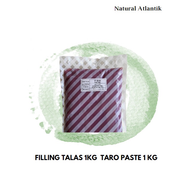 

FILLING TALAS 1KG - TARO PASTE 1 KG - ISIAN ROTI - TOPPING MOONCAKE