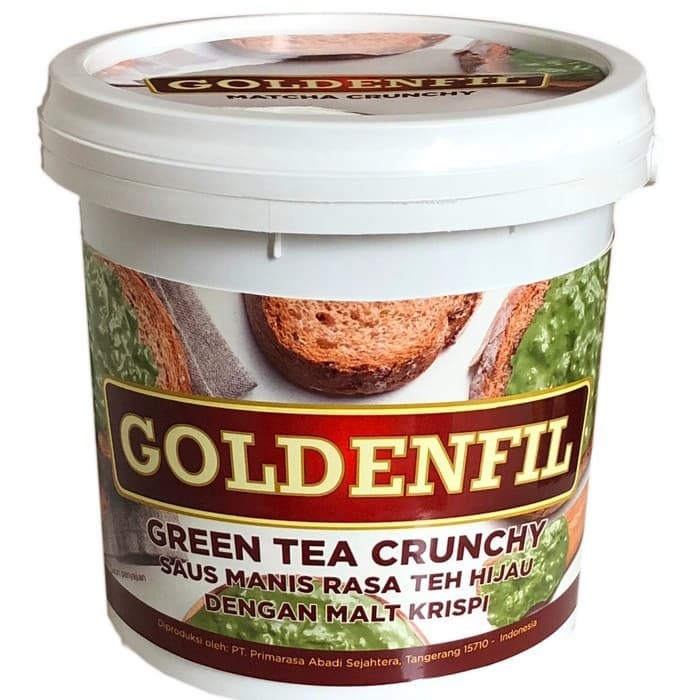 

PROMO! Goldenfil Greentea Crunchy / Selai Coklat Greentea Crunchy 1Kg