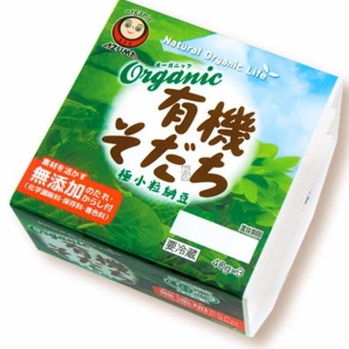 

Termantab] Azuma Organic Natto 120g (fermented soybeans) 3 pcs x 40 gr