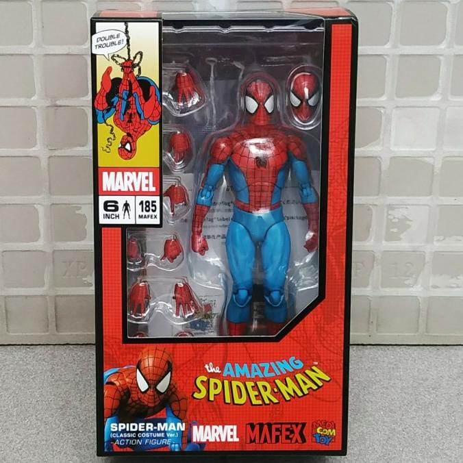 MEDICOM MAFEX 185 SPIDER-MAN CLASSIC COMIC COSTUME VERSION SPIDERMAN