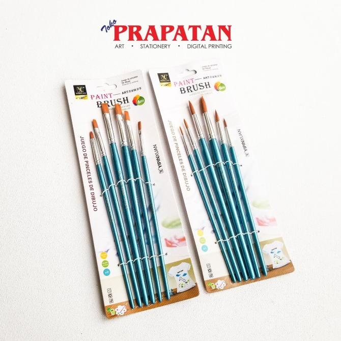 

Kuas Lukis Yipinxuan 577 Set 6 Pcs / Yipinxuan Paint Brush Set