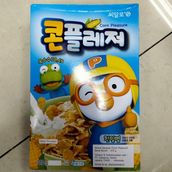 

*:*:*:*:*] Corn Pleasure-Pororo Corn Sereal 310gr Impor Korea/Sereal Jagung