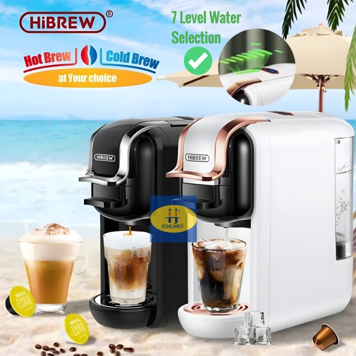 Terbaru Mesin kopi Hibrew Espresso 5 in 1 lengkap 7 level air