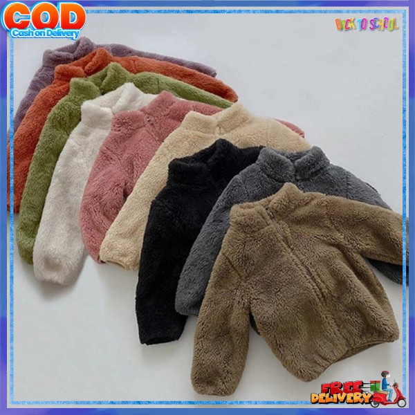 Jakt Hangat Jake Nyaman Dipakai Jakett Anak Laki-Laki Jasket Ank Perempuan Jeket Hoodie Simple Jakwt