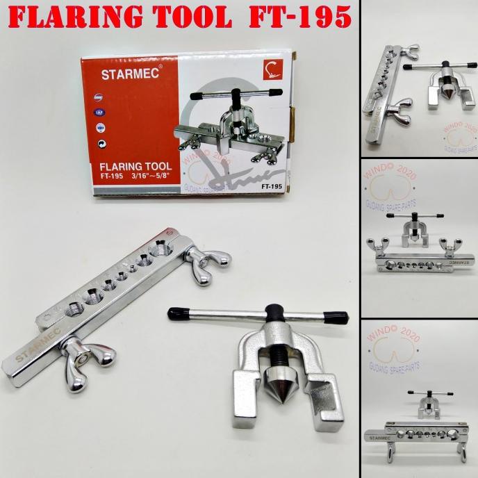 Termantab] FLARING TOOL CT195 | FLARING SINGLE | PEMBUKA PIPA AC | FLARING MULTI