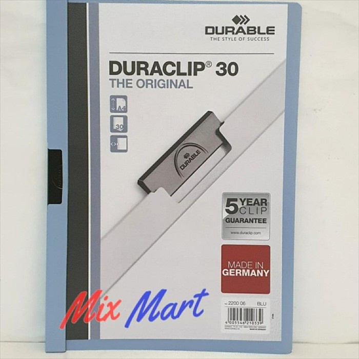 

Map Durable Duraclip 2200 A4 Original Mix Colour