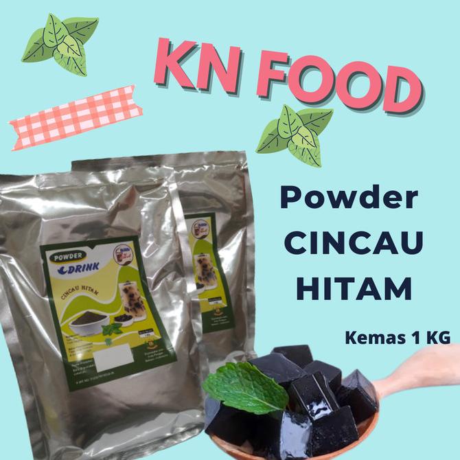

Bubuk Cincau Hitam -Bubuk Cincau Hitam Instan 1 Kg