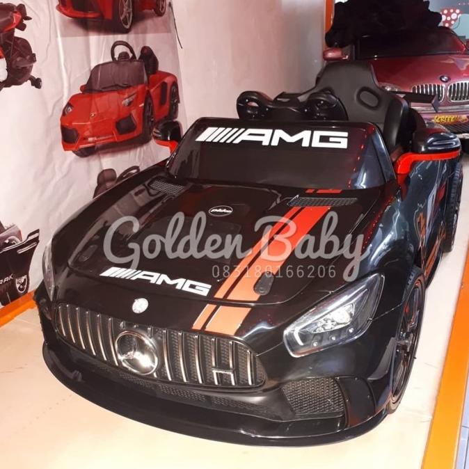 Mobil Mainan Anak Aki Mercedes Gt4 Amg Pliko Lisensi