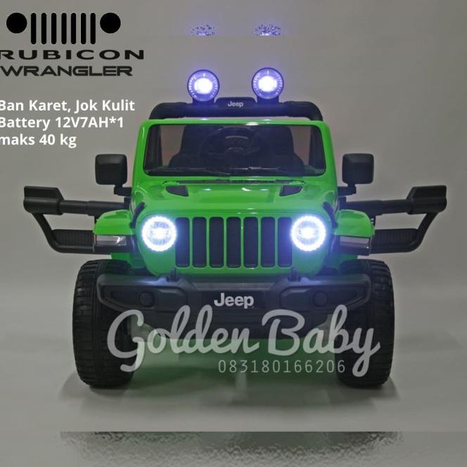 Mobil Mainan Anak Aki Jeep Rubicon Wrangler Lisensi