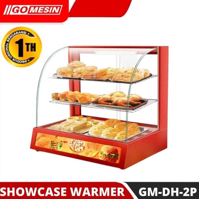 Showcase Warmer Gm-Dh2P Etalase Pemajang Pemanas Makanan Fried Chicken