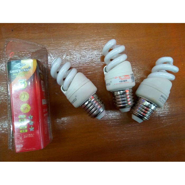 lampu tornado / mini keong shinyoku warna biru 5watt e27 tokolaris1629