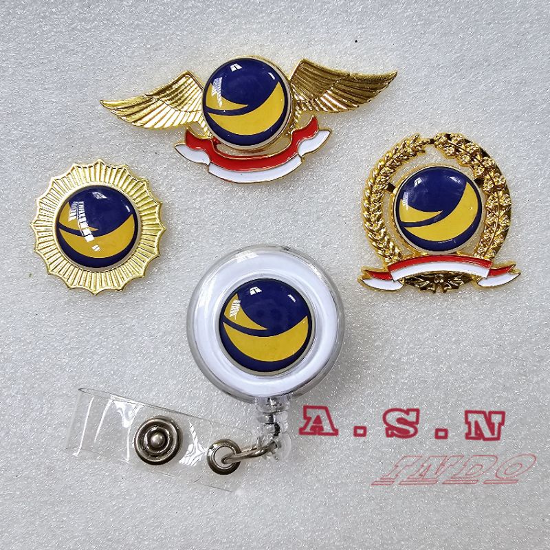 Pin Logo Partai Nasdem Yoyo Id Card Nasdem Lencana Nasdem