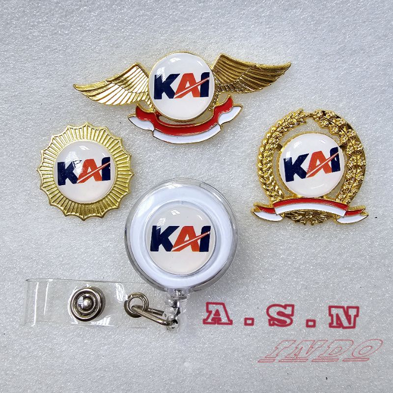 Pin Logo KAI Yoyo Id Card KAI Lencana KAI