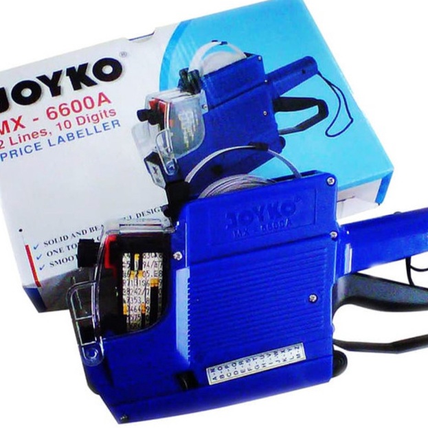 

Diskon,, Labeller/Alat Label Harga MX 6600A Joyko 2 Baris 10 Digit