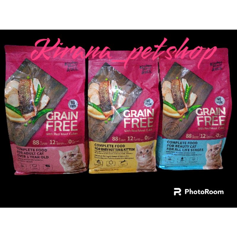 makanan Kucing//KITCHEN FLAVOR 1,5 kg//kitchen flavor adult//kitchen flavor kitten//kitchen flavor b