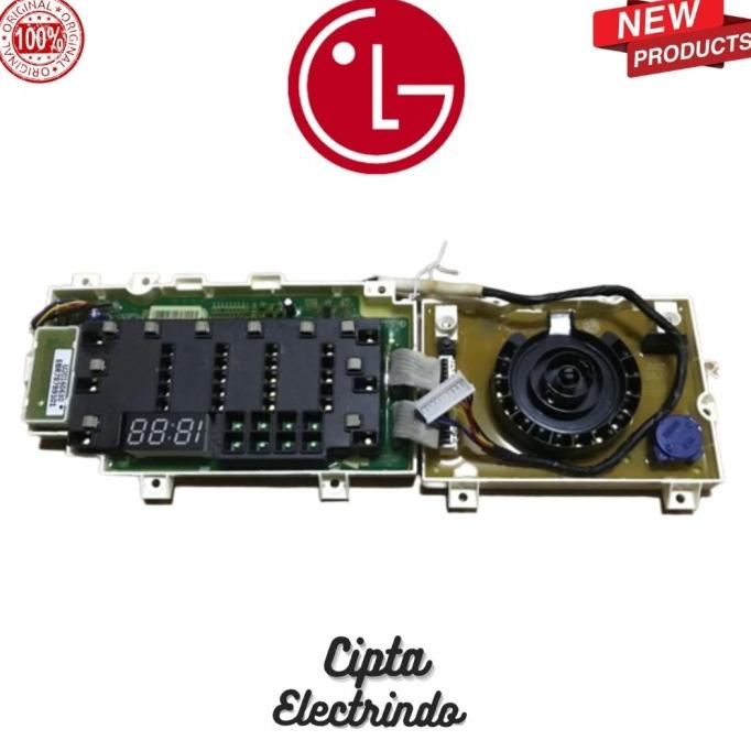 =+=+=+] PCB MODUL DISPLAY MESIN CUCI LG FRONT LOADING EBR80574911 F1007NPPW