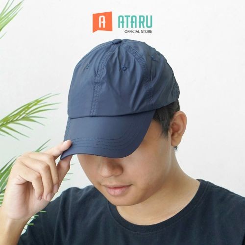 Ataru Topi Nylon - Biru Berkualitas