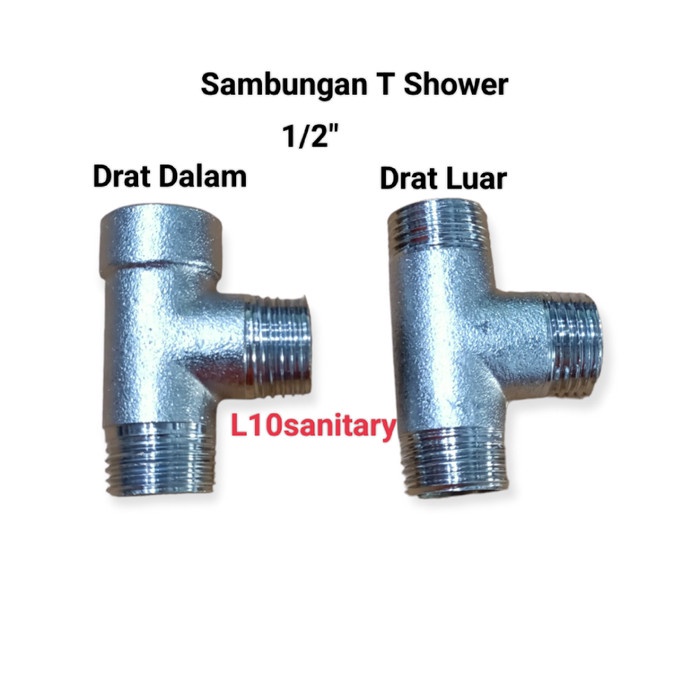 Sambungan T Tee Shower Closet / Nepel Knee T Shower Closet Wc Toilet Berkualitas