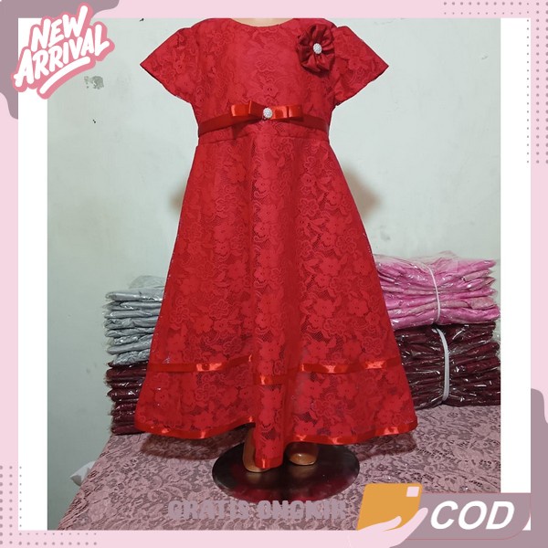 Pakean Kid'S Pwrempuan Drea Import Dreas Ansk Karakter Buju Kekinian Bsju Anak2 Dress Mewah Premium 