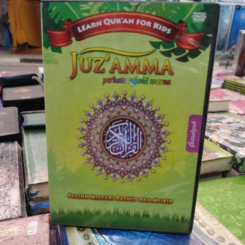 DISKON  dvd iroginal murotal  juz ama  perkata tajwid bersama minsari rasyid dan murid