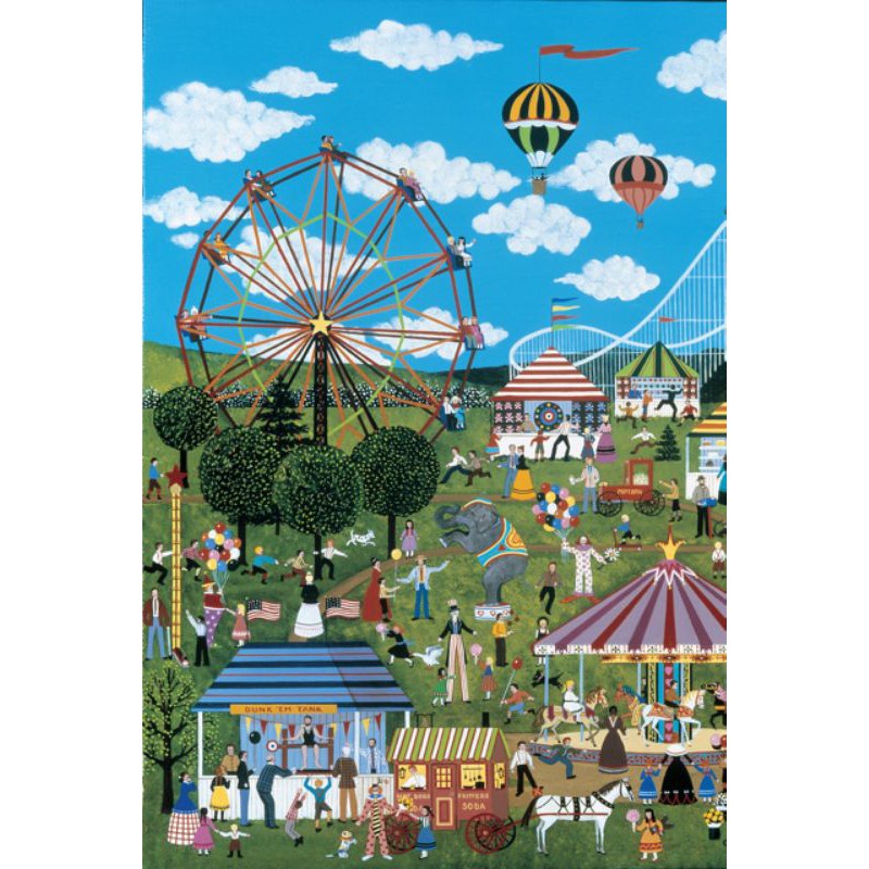 Puzzle 1000 Pcs - Jigsaw Puzzle 1000 Piece - Puzzle Pemandangan - Jigsaw Puzzle 1000 Carnival Time