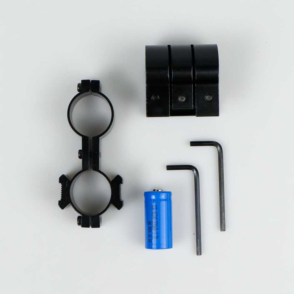 Tactical Red Dot Laser Gun Scope+Baterai+Charger / Laser Leser Nyala Warna Merah Red Dot Tactical